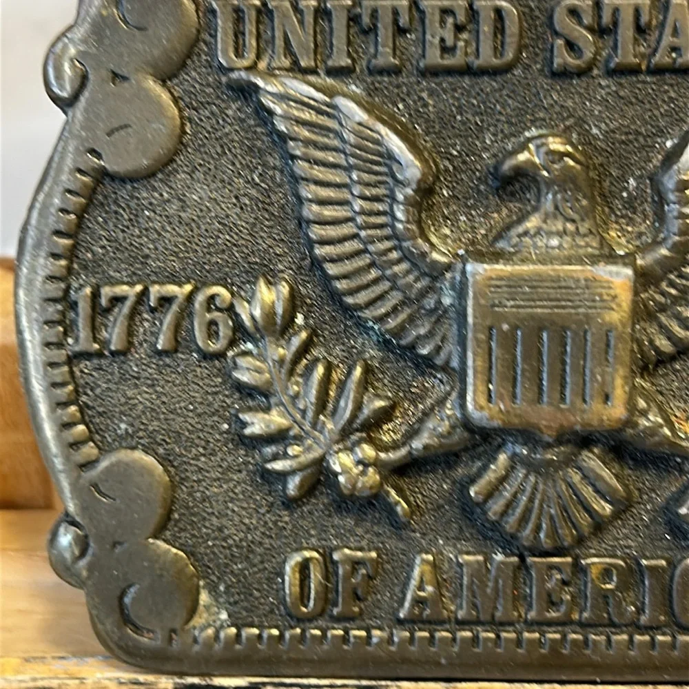 Bicentennial Anniversary of the United States of America belt buckle made in USA